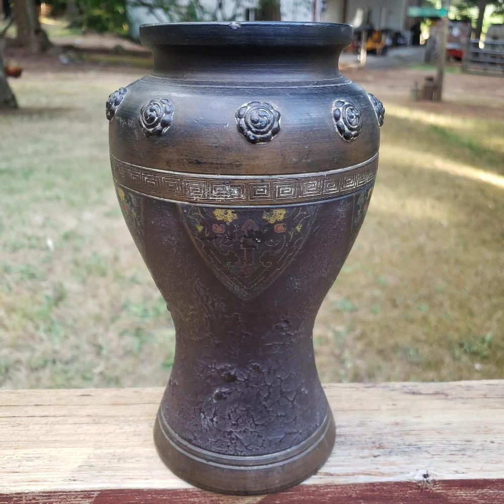 Vintage Made In Japan Decorative Vase WITH CHIPS/DEFECTS